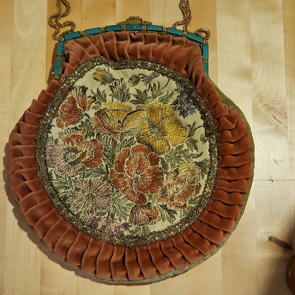 aubusson Handbags - 1920s Aubusson Tapestry Purse